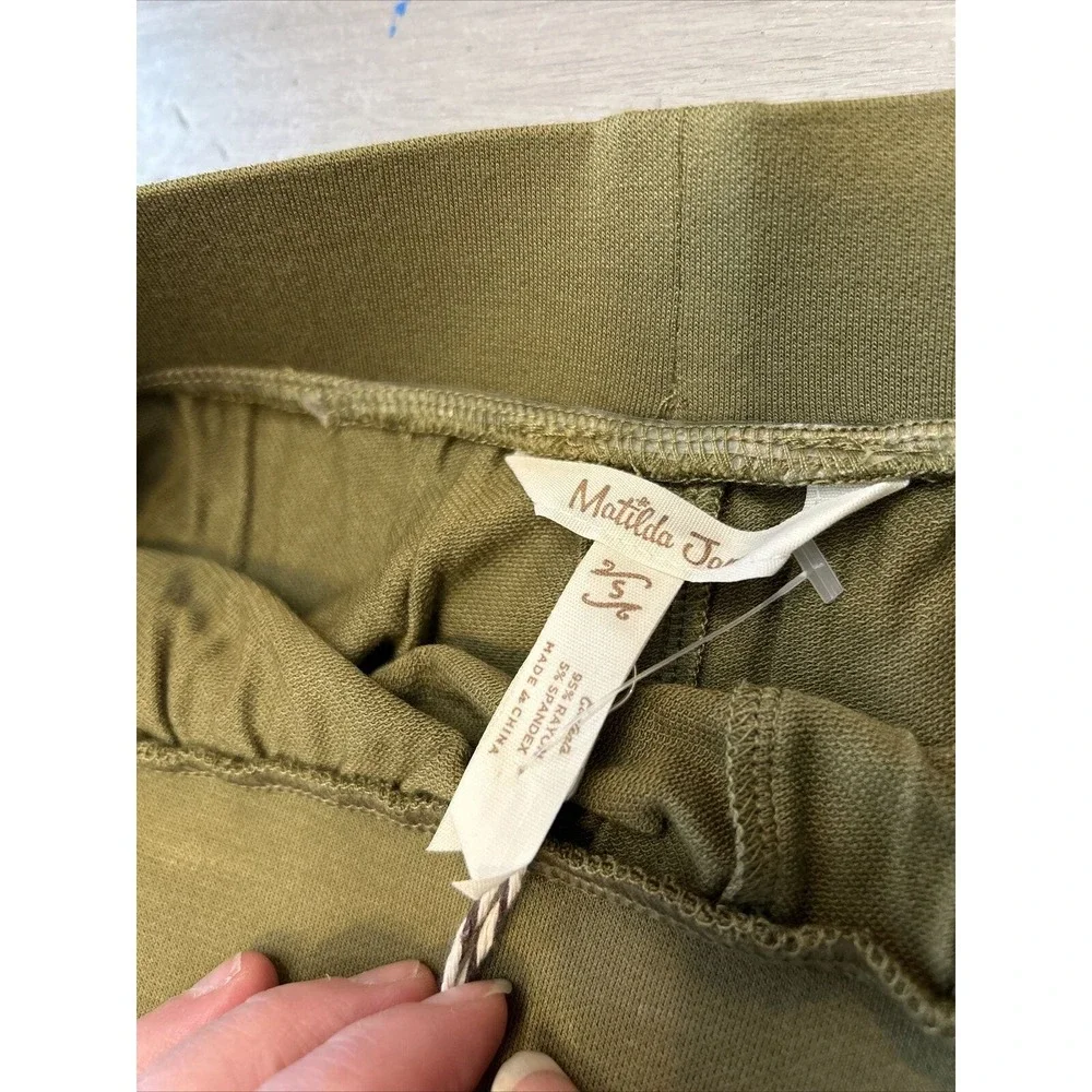 NWT Matilda Jane Spring Things Tulip Pants Olive Green Womens Sz S Boho Beach - Picture 4 of 7